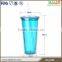 BPA free double wall insulated plastic tumblers 22 oz