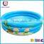 water inflatable products dolfin pattern three tube kids inflatable swimming pool