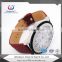 Classic competitive price OEM real leather strap quartz custom watch design