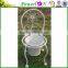 Latest design mini decoration metal round garden flower pot