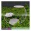 New Design X shape high Clear Wrought Iron Magazine Display Racks