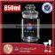 650ml thin wall round storage glass jar with lid