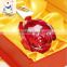 Vivid Red Crystal Glass Rose for Decorations and Gift ZWM029