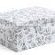 High-end custom print coated paper shoe box