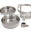 Stainless steel chafing dish with round top lid