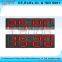 Canada outdoor waterproof Led Time And Temperature Sign Board 10inch