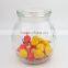 Unique Design Glass Cookie Jar with Lid