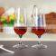 2015 new style glass drink wine cup with crystal stone