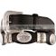 concho studded 100% genuine leather men's scalloped leather belts