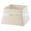 replaceable lampshade making supplies hexagon lamp shade with white fabric mass production