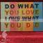 Wooden Vintage Style Sign - Wall Decoration WQ-007A