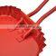 12 inches red iron carbon steel metal dustpan