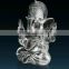 artical crystal ganesha figurine for indian wedding table centerpiece