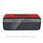 new products 2016 leather material Super bass stereo portable Bluetooth speaker for mobile phone