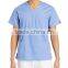 Custom Men's V-Neck Scrub Double Chest Pocket Top