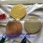 Zinc alloy casting gold plating medal customized shield shape medal