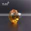 45 mm amber color zinc crystal knobs for kitchen cabinets