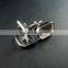 14x19mm setting size steam punk watch movement silver DIY base tray French cufflink supplies cuff link findings 1500026