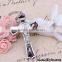 2016 new design key chain ring custom key holder St. Benedict Crucifix metal cross key chain split key ring clip wholesale