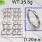 Wholesale Newly round shape sterling silver hoop earring
