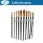 Bomega Fine Nylon Hair Artist Brush (12-Piece) With Brush Bag wholesale