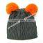 hot sale new product for 2014 Wholesale china manufacture woolen crochet OEM CUSTOM LOGO ear winter women beanie hat and cap