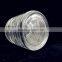 100ml candle holder/clear glass candlestick empty jar