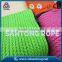 colourful Braided polypropylene rope