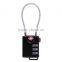 Hot Black Zinc Alloy Suitcase Luggage Locks, TSA 3 Combination Code Lock