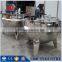 Homogenizing mixer type liquid rice paste and liquid black gram paste double jacketed kettle