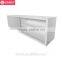 New design MDF wood wall-mounted modern wall bookshelf with sliding door floating shelf