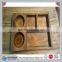 distressed wood material and handmade wooden food tray with compartment-cn