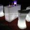 LED rectangle table/color full led bar chair/led bar furniture