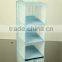 Four-Layer with One Drawer Floral Print Non-Woven Fabric Container