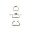 Nickel Plating Metal Hardware Ring / Wholesale Steel Rings / Metal D Ring