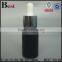 5ml 15ml 20ml 30ml black frosted glass dropper bottle empty essential oil black frosted glass dropper bottle cosmetic package