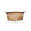Large size Oval Galvanised Steel Tubs Party beer ice bucket cooler
