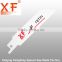 XF-S522EF 5PCS: Metal/pipes cutting 18TPI BI-M Reciprocating saw blade,sandflex hacksaw blade