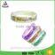 New design Promotional food grade silicon wrist bands custom silicon wrist band