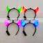 LED flashing headband crown headwear for birthday party decoration luminous head hoop kids light