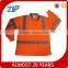High visibility emergency reflective safety T-shirt