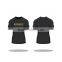 Black Custom Printed Mens Tapered Gym T Shirt Olive Fitted Short Sleeve T Shirt OEM Fitness T Shirt Gym Wear Wholesale