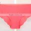 Customized Your Own Brand Lady Briefs Plain Solid Color 72%Polyester 28%Spandex Soft Healthy High Cut Seamless Women Underwear