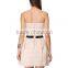 Hot selling sweetheart neck pleated bandage dress wholesale bandage dress 2016