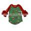 Wholesale Christmas Girl and Boy Icing Raglan Ruffle Raglan Shirt Top