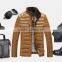 Fashion design waterproof ultra light foldable men down jacket for winter