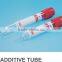 Colourful Disposable Medical Vacuum Blood Collection No Additive Blood Tube