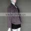 New fashion high quality long sleeve natural soft rabbit fur overcoat fine workmanship