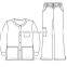 2014 Hot Sale New Style Nurse Medicial Uniform Jacket And Pants Set