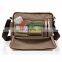 Men's Multifunctional Canvas Messenger Handbag Outdoor Sports Over Shoulder Crossbody Side Bag